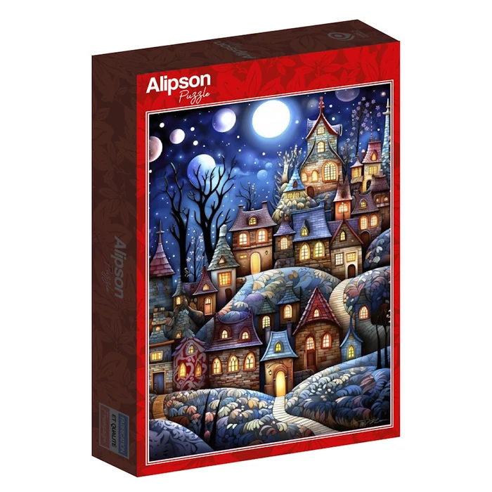 Alipson 50093 - Village Under The Moon - 1000 db-os puzzle - Puzzle 1000 db