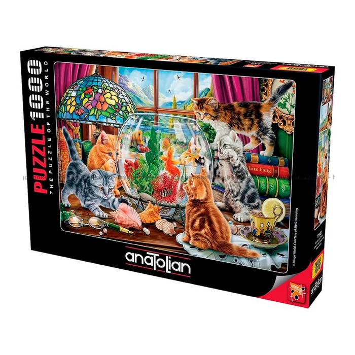 Anatolian 1142 - Kittens and Aquarium - 1000 db-os puzzle