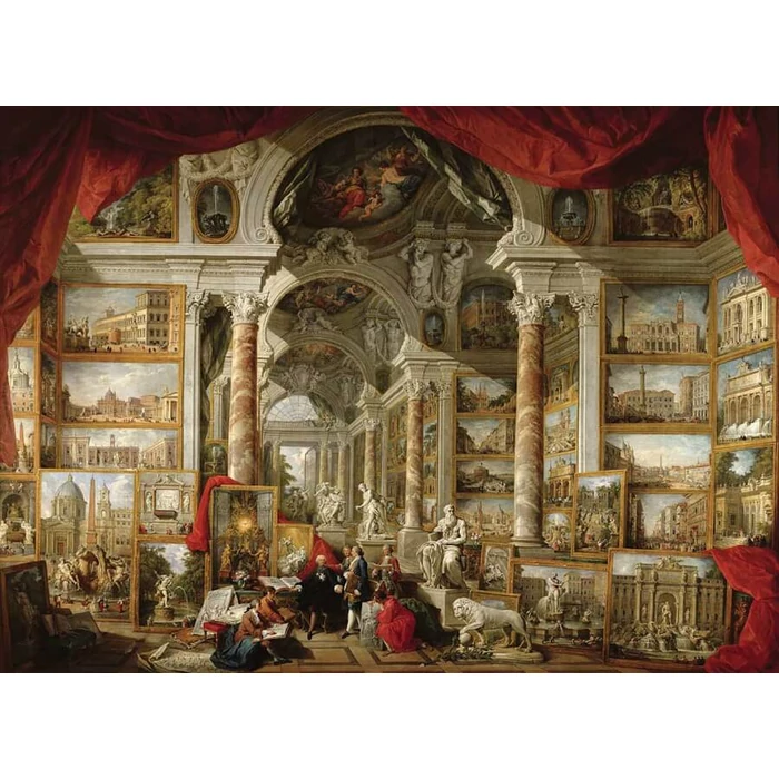 Anatolian 5204 - Gallery with Views of Modern Rome - 4000 db-os puzzle