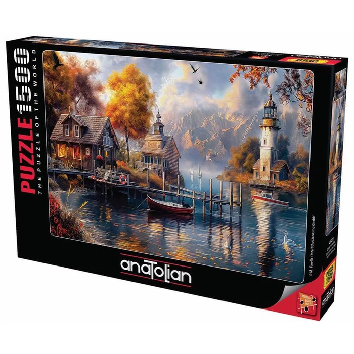 Anatolian 4581 - Autumn at the Lake - 1500 db-os puzzle - Puzzle 1500 db