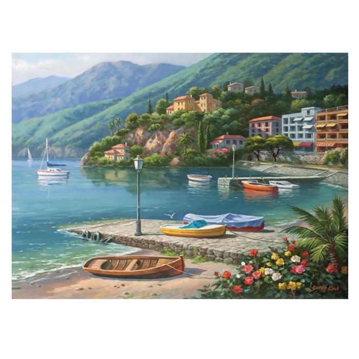 Anatolian 1096 - Liman, Hillside Harbor Cove - 1000 db-os puzzle