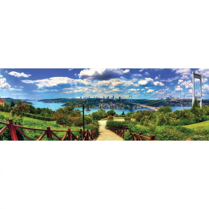 Anatolian 1028 - Panoráma puzzle - Bosphorus from Otagtepe - 1000 db-os puzzle