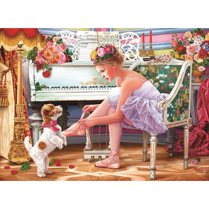 Anatolian 1115 - Ballerina and her puppy - 1000 db-os puzzle