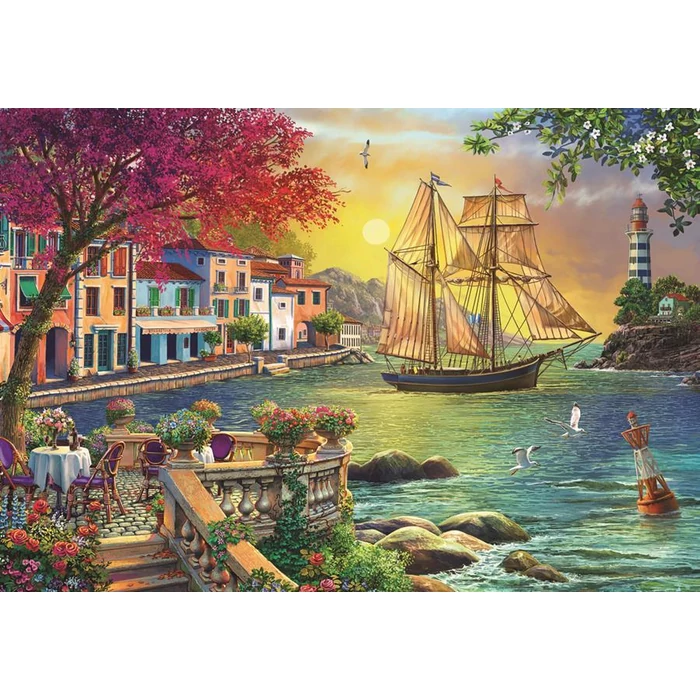 Anatolian 3955 - Beautiful Sunset in the Town - 2000 db-os puzzle