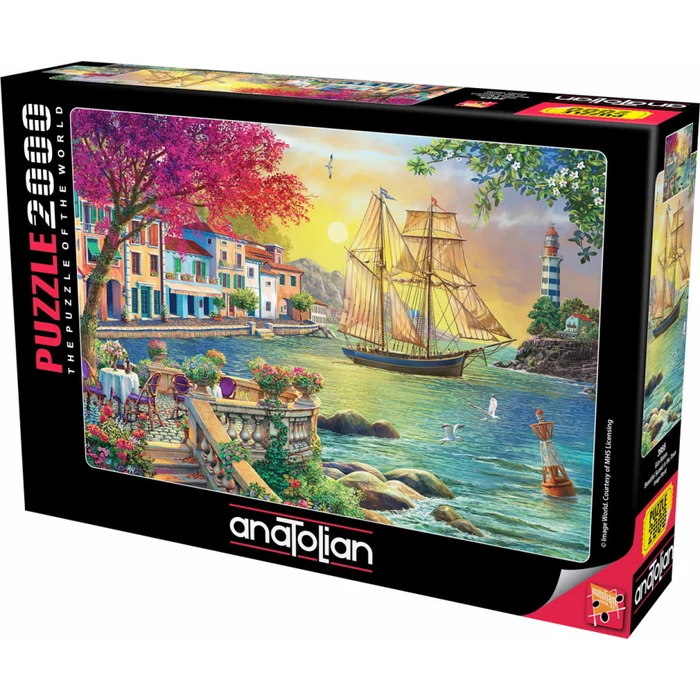 Anatolian 3955 - Beautiful Sunset in the Town - 2000 db-os puzzle