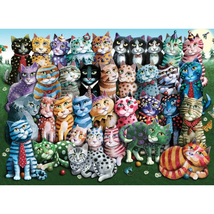 Anatolian 1030 - Cat Family Reunion - 1000 db-os puzzle