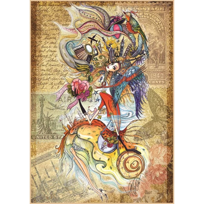 Anatolian 4560 - Circassian Girl Taveling the World - 1500 db-os puzzle