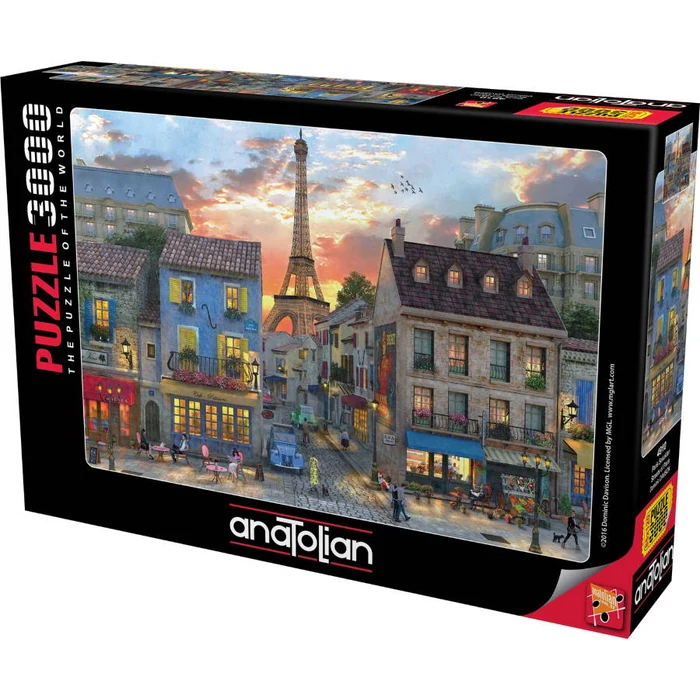 Anatolian 4910 - Streets of Paris - 3000 db-os puzzle