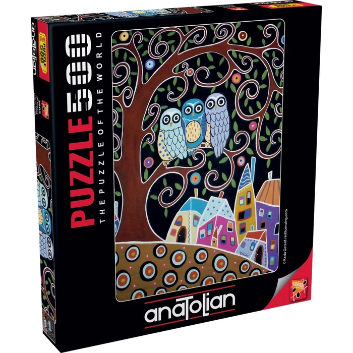 Anatolian 3605 - Three Owls - 500 db-os puzzle