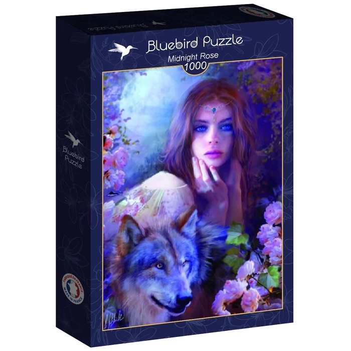 Bluebird puzzle 70172 - Midnight Rose - 1000 db-os puzzle