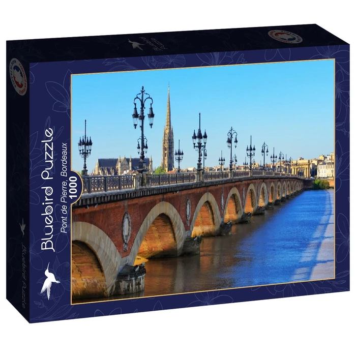 Bluebird 1000 db-os puzzle - Pont de Pierre, Bordeaux (90041)