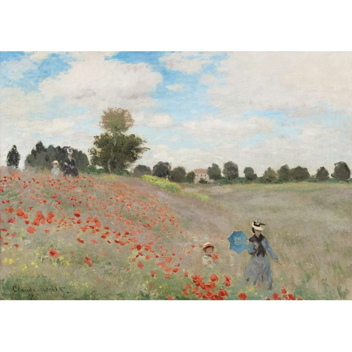 Bluebird 1000 db-os puzzle - Art by Claude Monet - Poppy Field, 1873 (60312)