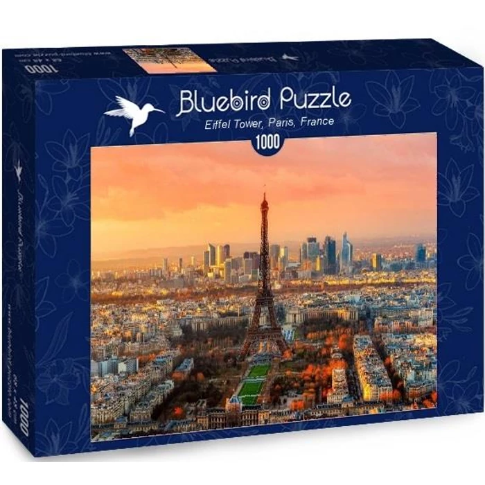 Bluebird puzzle 70047 - Eiffel Tower, Paris, France - 1000 db-os puzzle