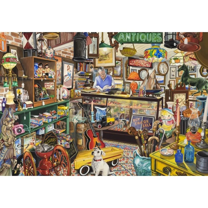 Bluebird 90753 - The Antique Store - 1000 db-os puzzle