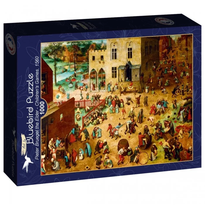 Bluebird 60231 - Pieter Bruegel the Elder - Children's Games, 1560 - 1000 db-os Art by puzzle