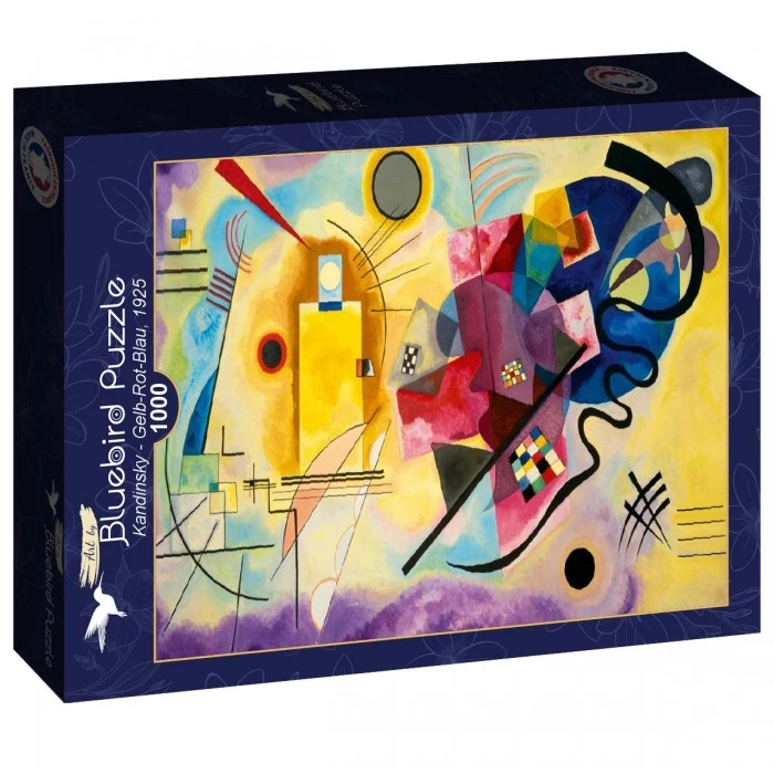 Bluebird 60233 - Kandinsky - Gelb-Rot-Blau, 1925 - 1000 db-os Art by puzzle