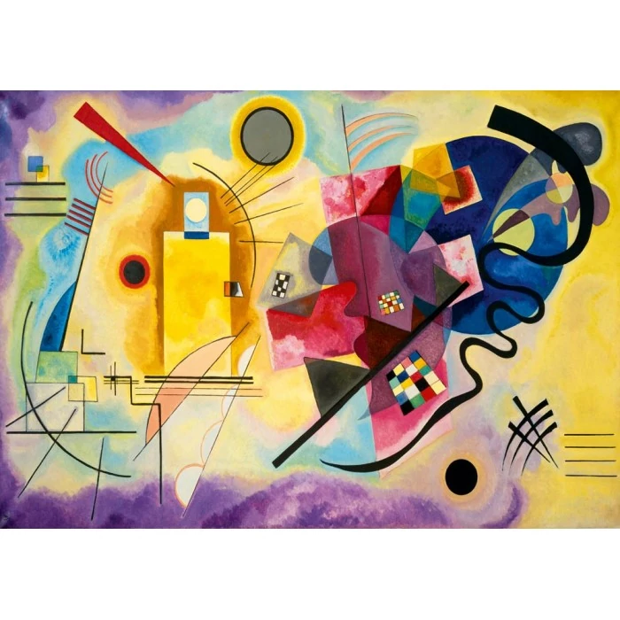 Bluebird 1000 db-os puzzle - Art by Kandinsky - Gelb-Rot-Blau, 1925 (60233)