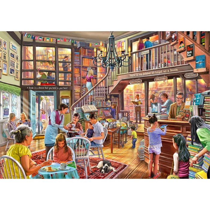 Bluebird 2000 db-os puzzle - Bookshop Tearoom (90573)