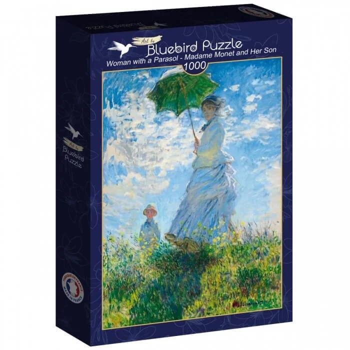 Bluebird 60236 -Claude Monet - Woman with a Parasol - Madame Monet and Her Son - 1000 db-os Art by puzzle 
