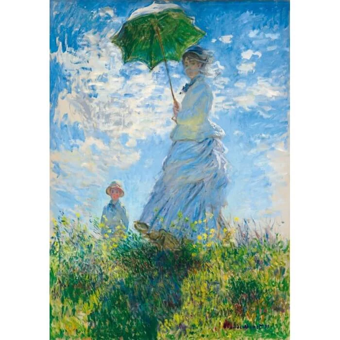 Bluebird 60236 -Claude Monet - Woman with a Parasol - Madame Monet and Her Son - 1000 db-os Art by puzzle 