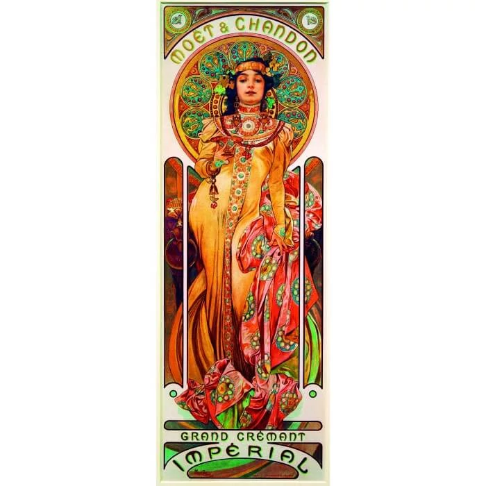 Bluebird 60298 -Mucha  - Moët & Chandon-Grand Crémant Impérial, 1899 - 1000 db-os Art by puzzle 