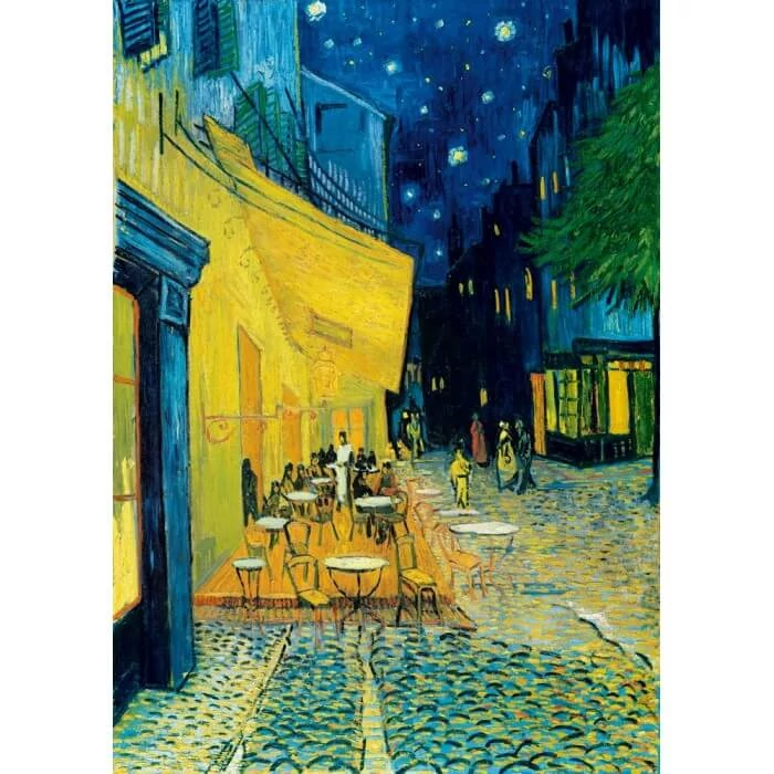 Bluebird 60207 -Vincent Van Gogh - Café Terrace at Night, 1888 - 1000 db-os Art by puzzle 
