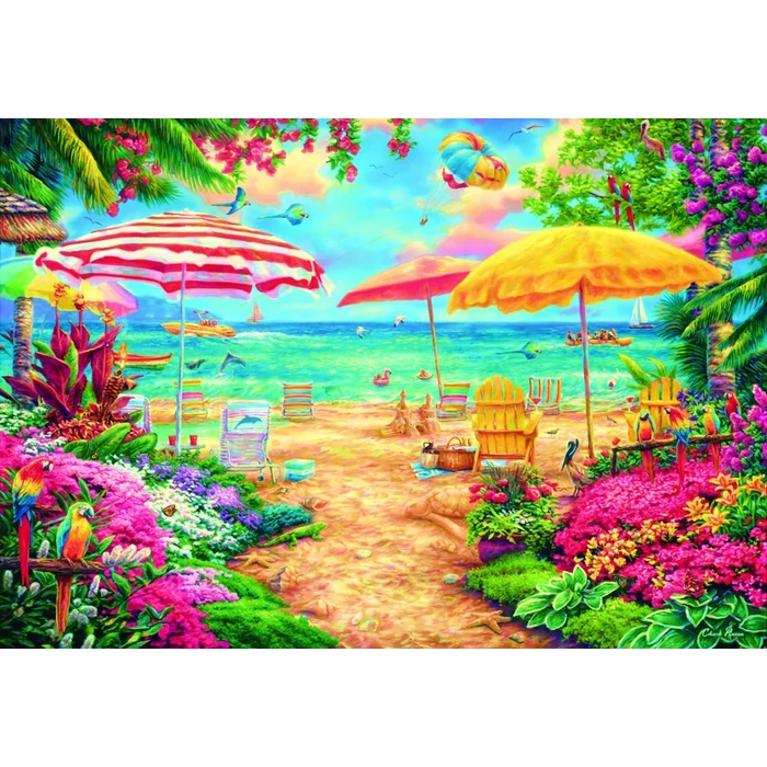  Bluebird 90324 - A Perfect Day at the Beach - 1000 db-os puzzle