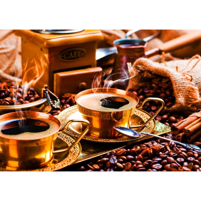Bluebird 90265 - Black Coffee in Oriental Style - 1000 db-os puzzle