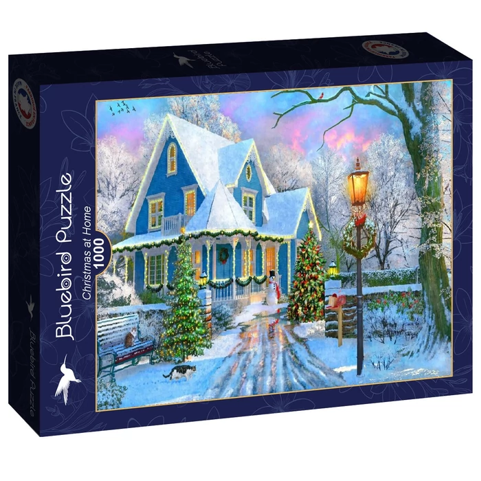 Bluebird 90330 - Christmas at Home - 1000 db-os puzzle