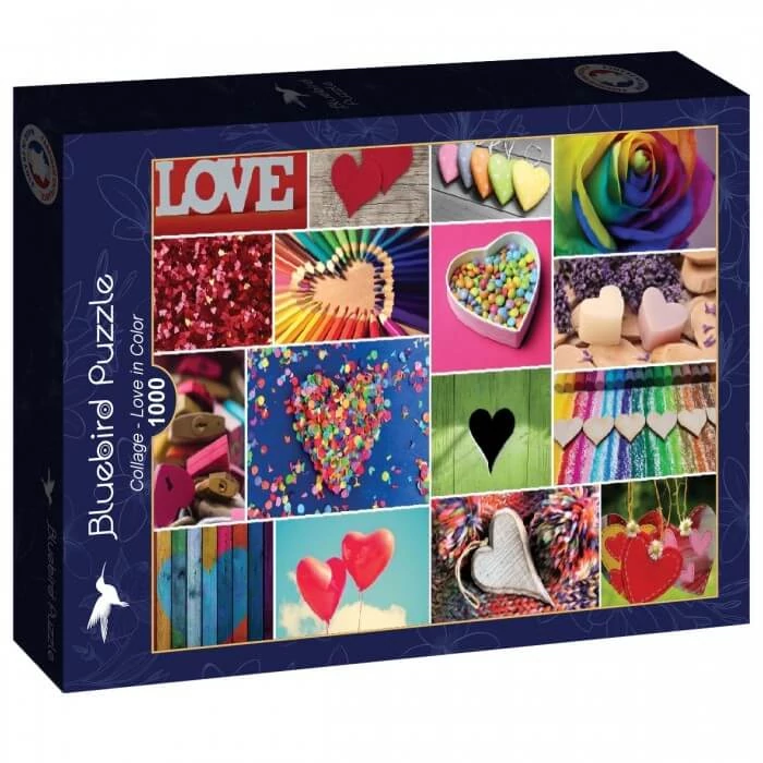 Bluebird 90547 -Collage - Love in Color - 1000 db-os puzzle 