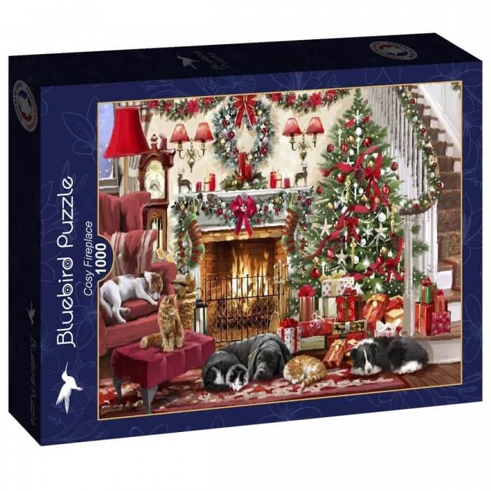 Bluebird 90538 -Cosy Fireplace - 1000 db-os puzzle 