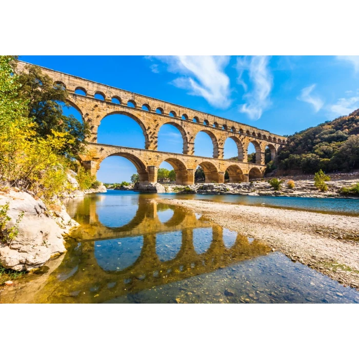 Bluebird 90376 - Pont du Gard, France - 1000 db-os puzzle