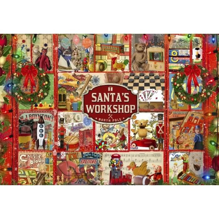 Bluebird 90528 -Santas Workshop - 1000 db-os puzzle 