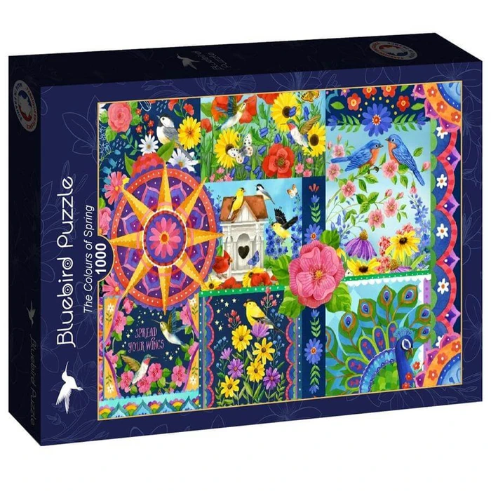 Spring Pcs Bluebird Bluebird 90997 - The Colours of Spring - 1000 db-os puzzle - Puzzle 1000 db