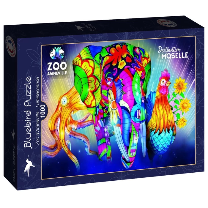 Bluebird 90427 - Zoo d'Amnéville - Luminescence - 1000 db-os puzzle