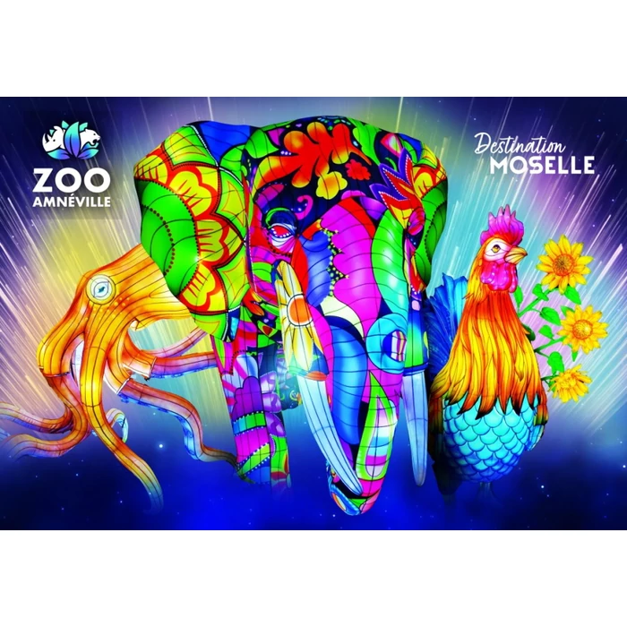 Bluebird 90427 - Zoo d'Amnéville - Luminescence - 1000 db-os puzzle
