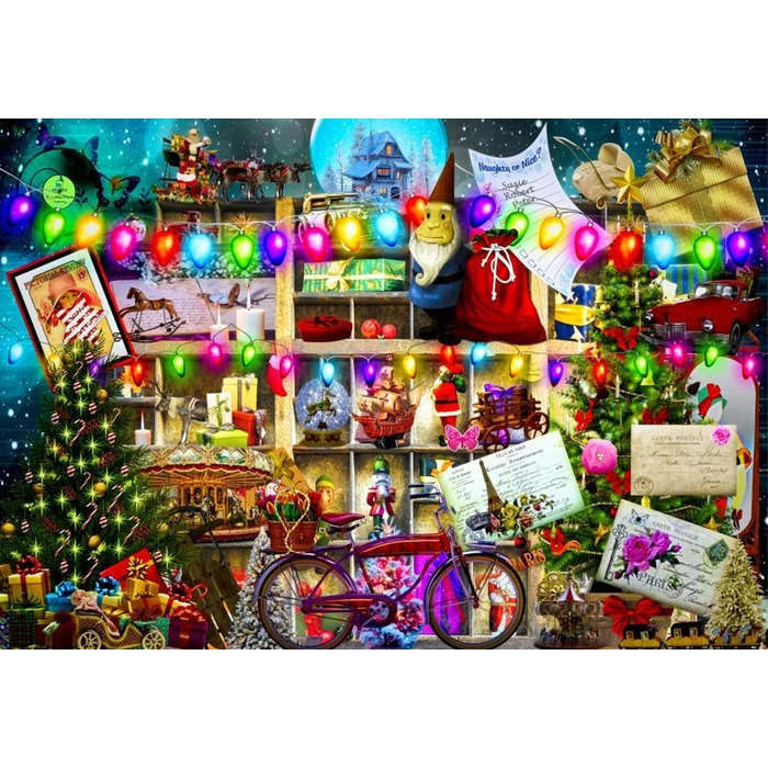 Bluebird 90433 - On Santa's Nice List - 1000 db-os puzzle