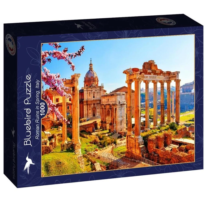 Bluebird 90262 - Roman Ruins in Spring, Italy - 1000 db-os puzzle