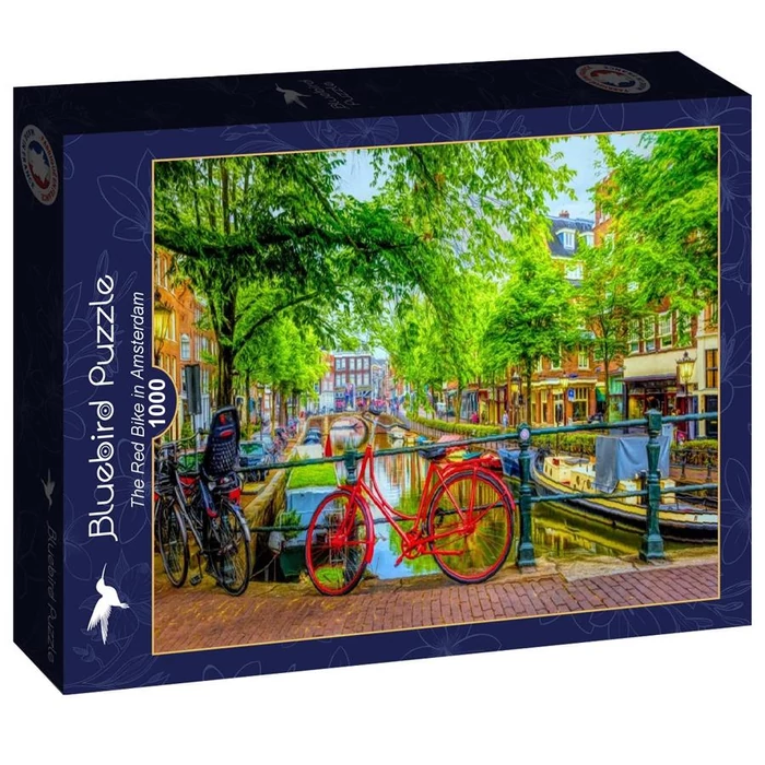 Bluebird 90213 - The Red Bike in Amstredam - 1000 db-os puzzle