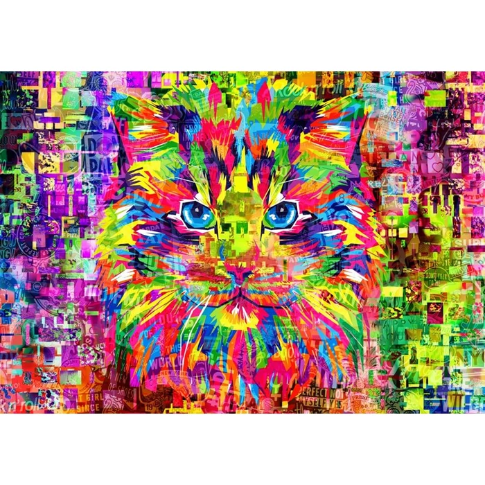 Bluebird 90219 - Wonderful Cat - 1000 db-os puzzle