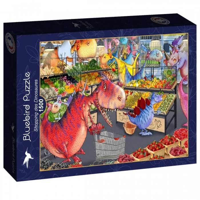 Bluebird 90471 -Shopping des Dinosaures - 1500 db-os puzzle 