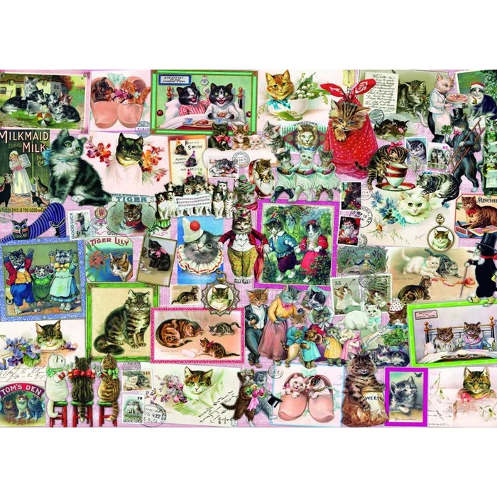 Bluebird 90309 - Cats - 1500 db-os puzzle