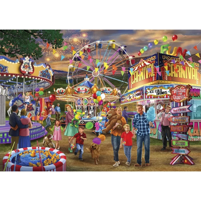 Bluebird 90592 - Family Fun Carnival - 2000 db-os puzzle