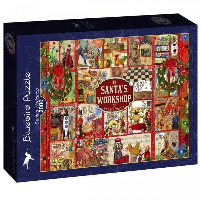 Bluebird 90529 -Santas Workshop - 2000 db-os puzzle 