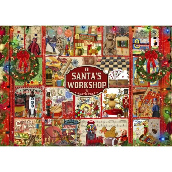 Bluebird 90529 -Santas Workshop - 2000 db-os puzzle 