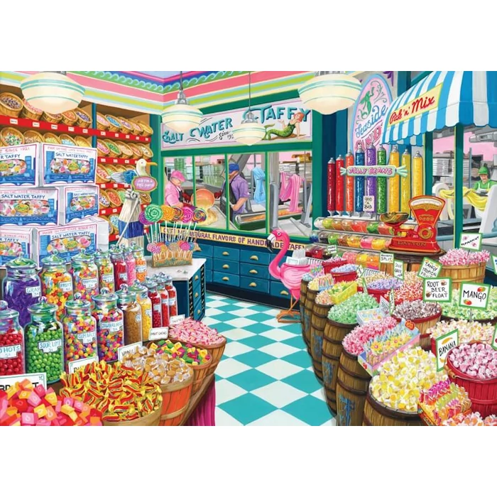 Bluebird 90959 - Taffy Shop - 500 db-os puzzle