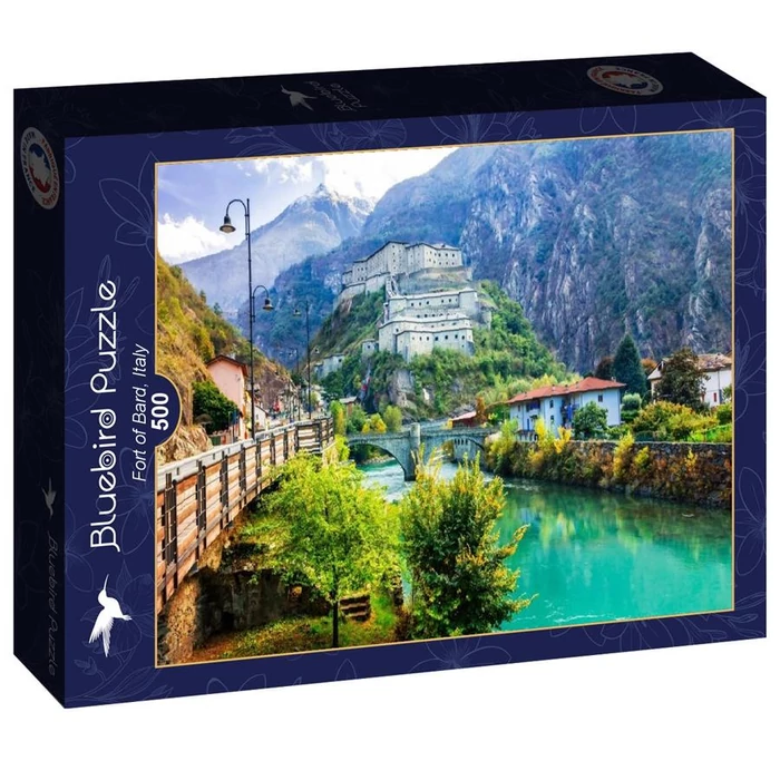 Bluebird 90416 - Fort of Bard, Italy - 500 db-os puzzle