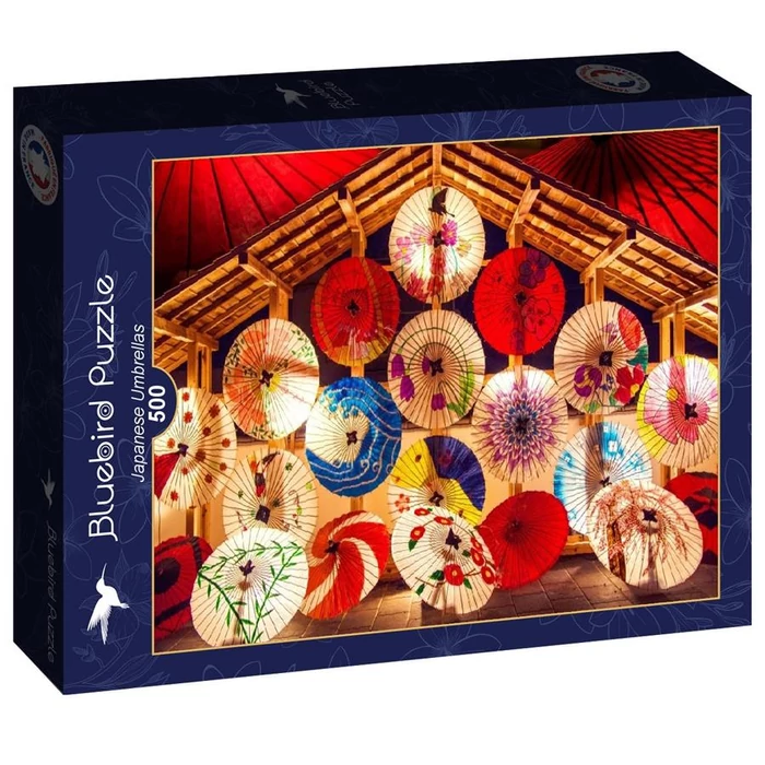 Bluebird 90339 - Japanese Umbrellas - 500 db-os puzzle