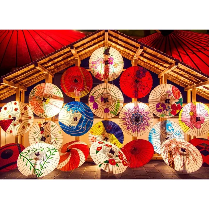Bluebird 90339 - Japanese Umbrellas - 500 db-os puzzle