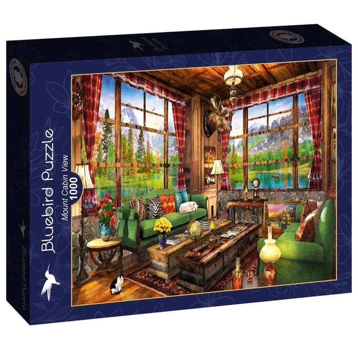 Bluebird 90327 - Mount Cabin View - 1000 db-os puzzle